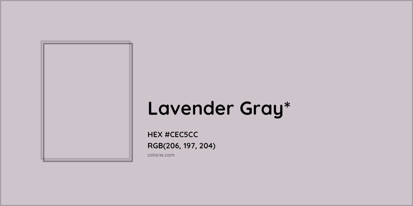 HEX #CEC5CC Color Name, Color Code, Palettes, Similar Paints, Images