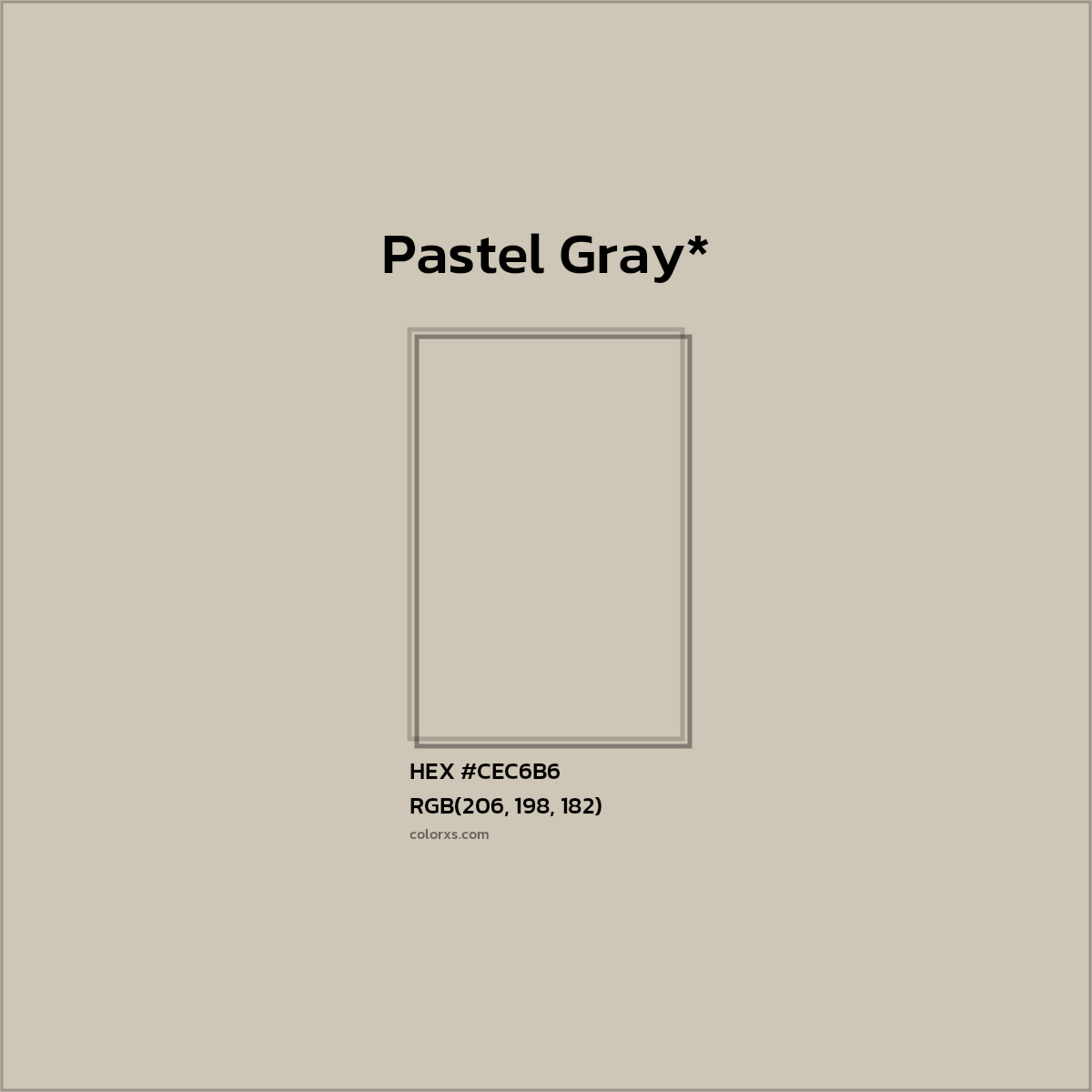 HEX #CEC6B6 Color Name, Color Code, Palettes, Similar Paints, Images