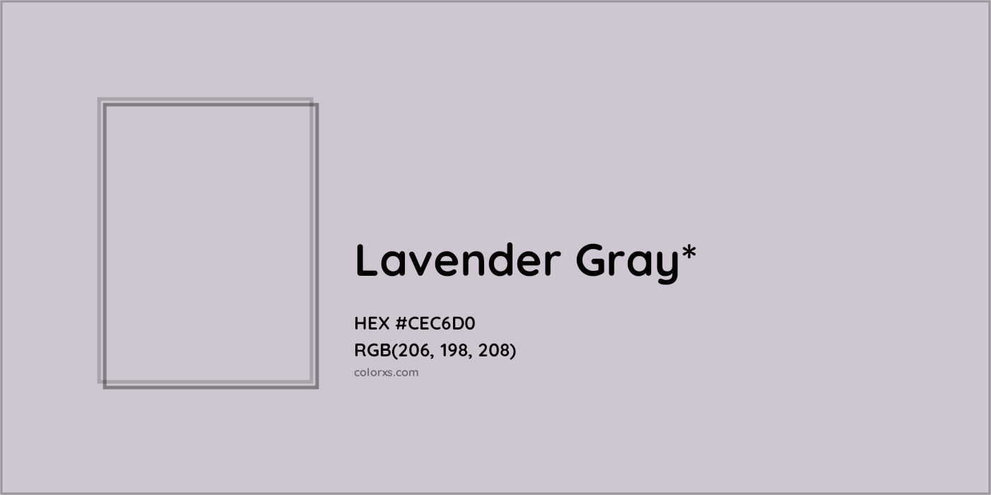 HEX #CEC6D0 Color Name, Color Code, Palettes, Similar Paints, Images