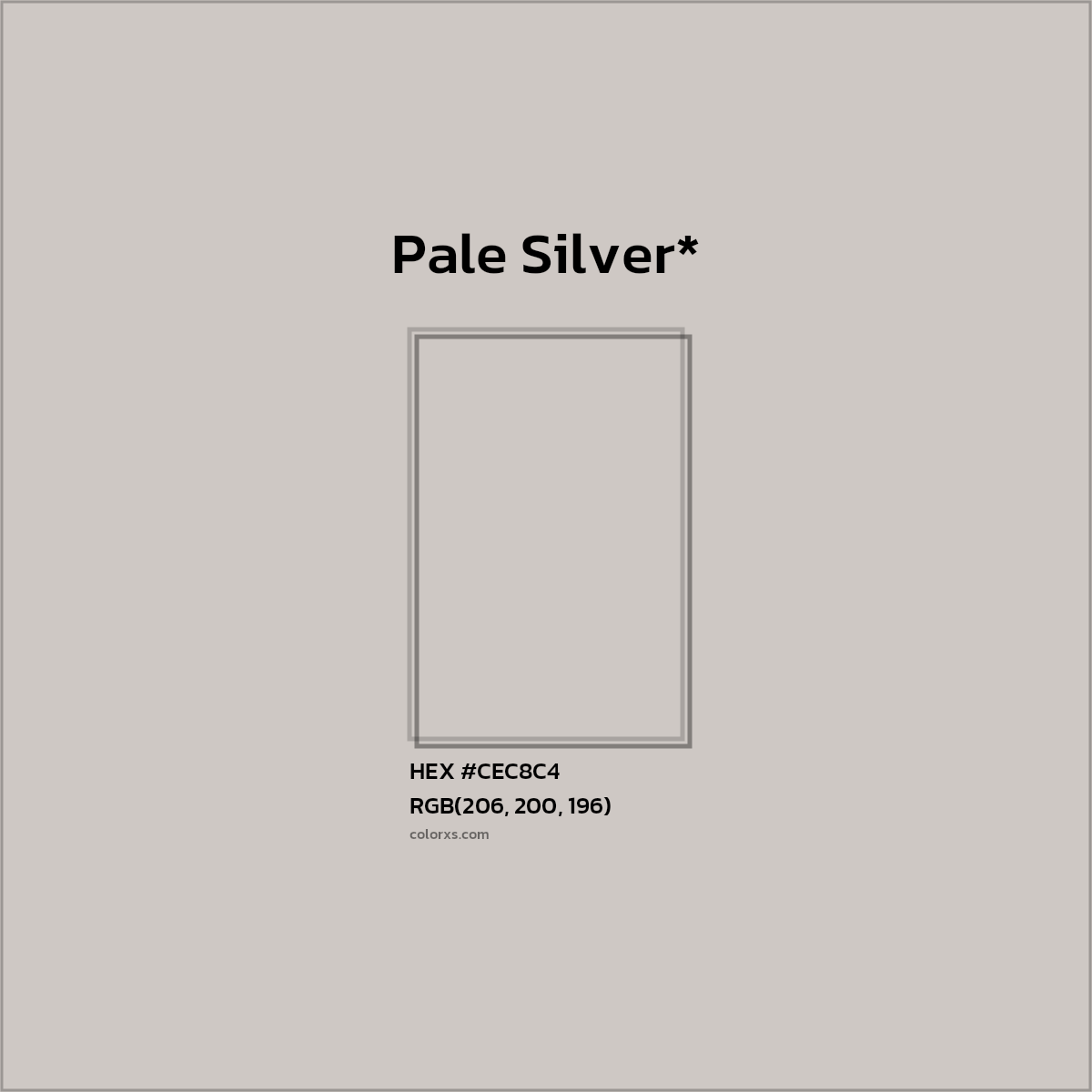HEX #CEC8C4 Color Name, Color Code, Palettes, Similar Paints, Images