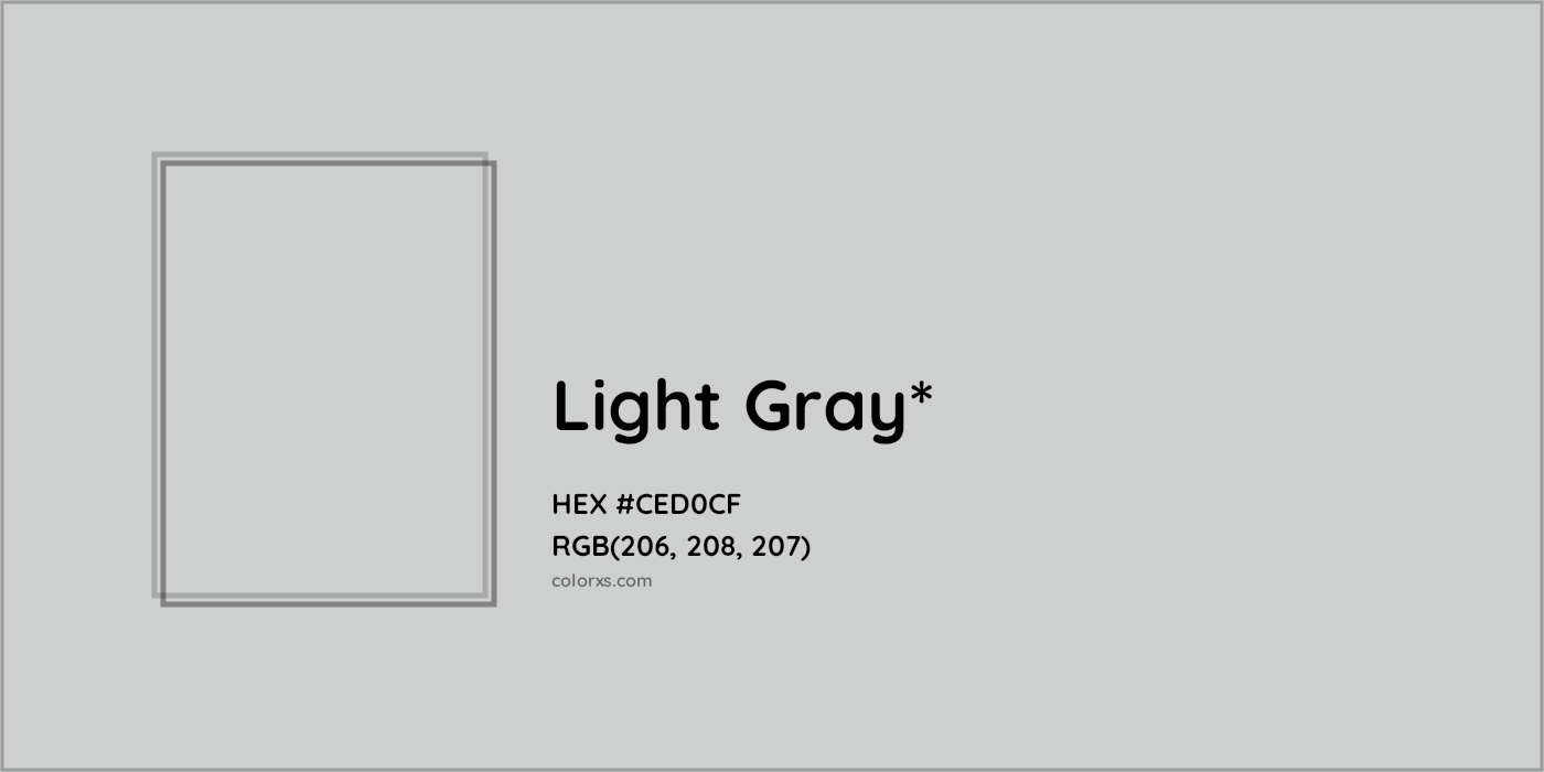 HEX #CED0CF Color Name, Color Code, Palettes, Similar Paints, Images