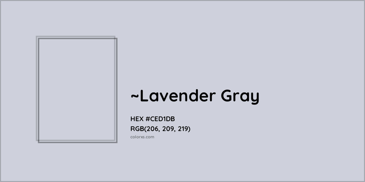 HEX #CED1DB Color Name, Color Code, Palettes, Similar Paints, Images
