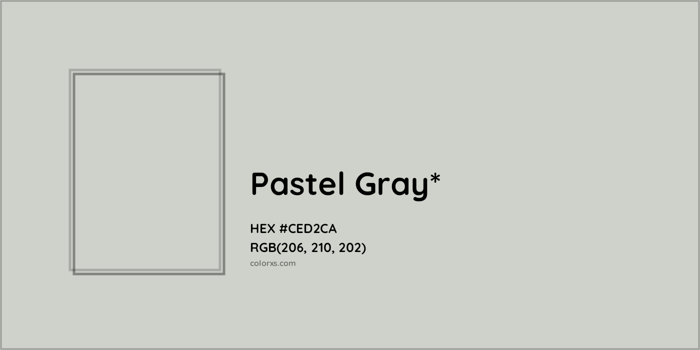 HEX #CED2CA Color Name, Color Code, Palettes, Similar Paints, Images