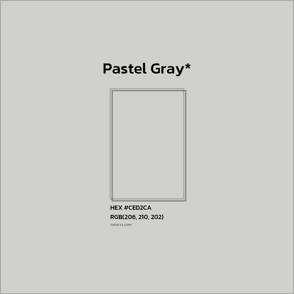 HEX #CED2CA Color Name, Color Code, Palettes, Similar Paints, Images