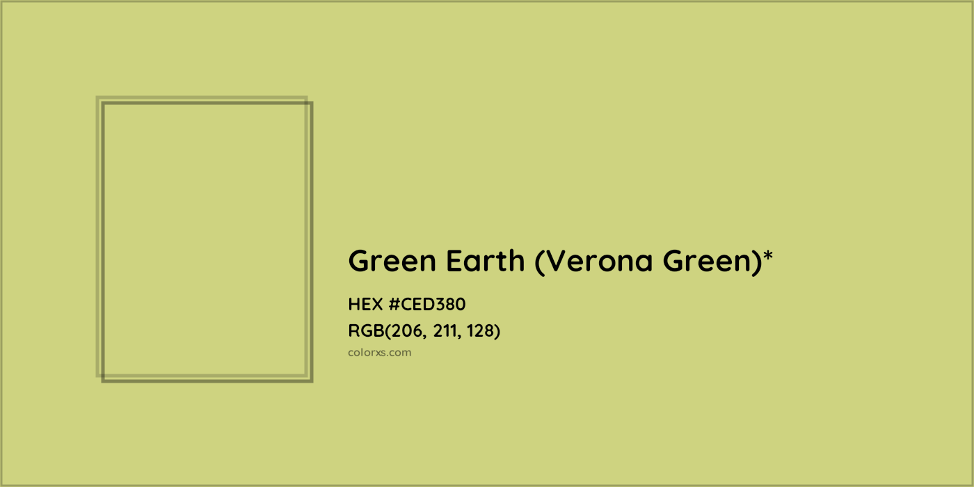 HEX #CED380 Color Name, Color Code, Palettes, Similar Paints, Images