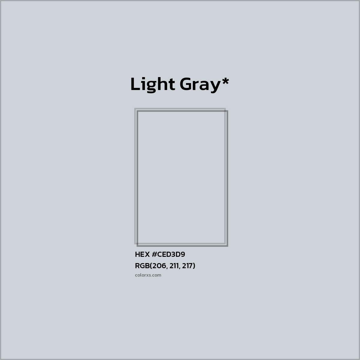 HEX #CED3D9 Color Name, Color Code, Palettes, Similar Paints, Images