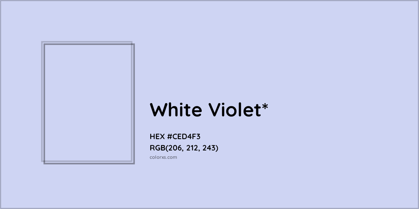 HEX #CED4F3 Color Name, Color Code, Palettes, Similar Paints, Images