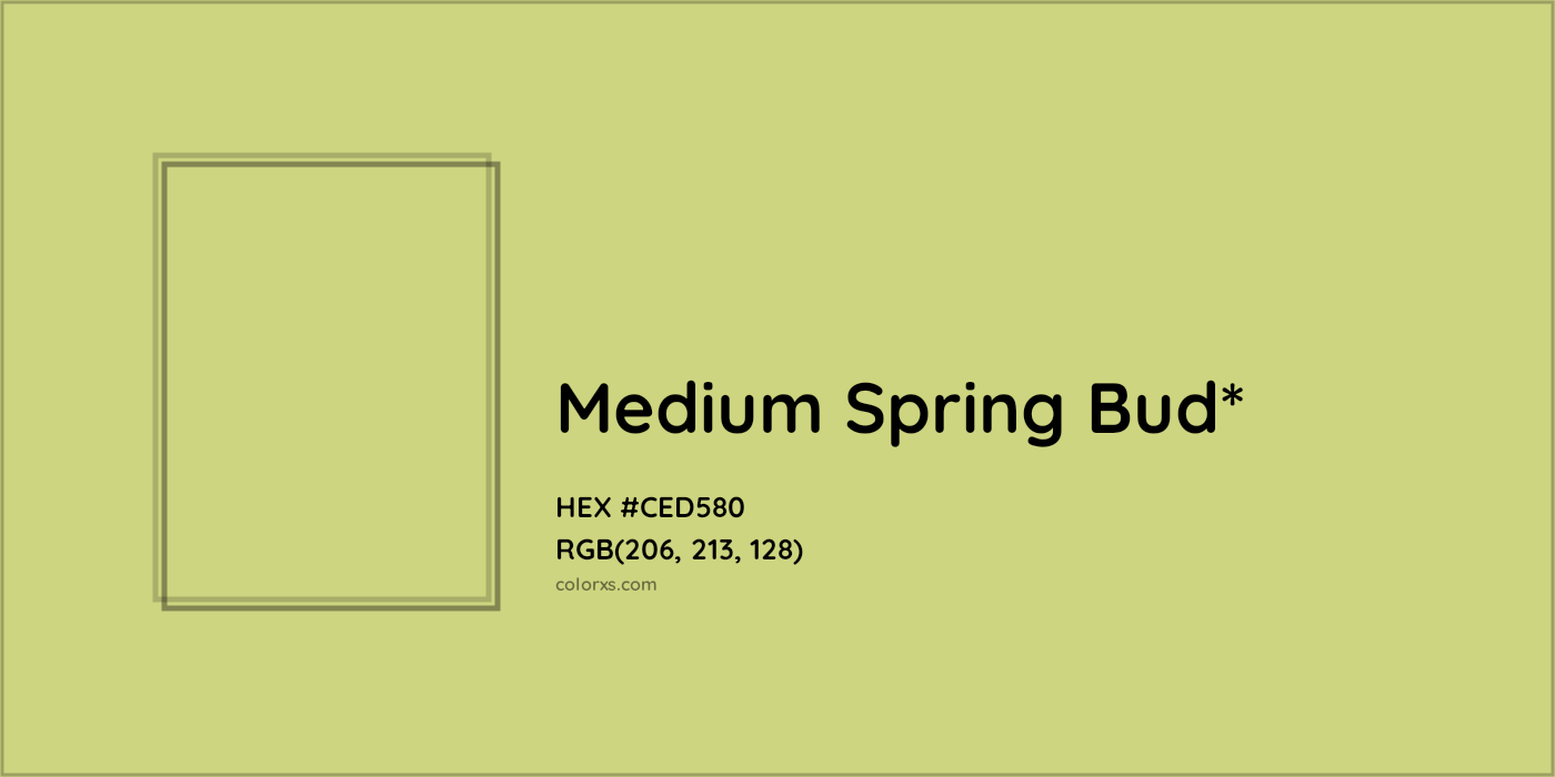 HEX #CED580 Color Name, Color Code, Palettes, Similar Paints, Images