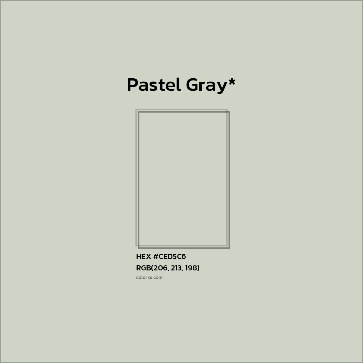 HEX #CED5C6 Color Name, Color Code, Palettes, Similar Paints, Images