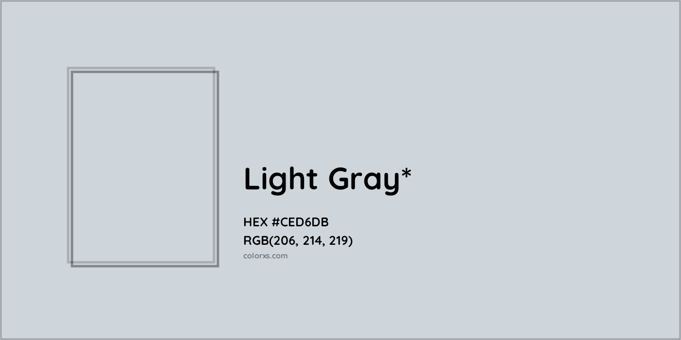 HEX #CED6DB Color Name, Color Code, Palettes, Similar Paints, Images