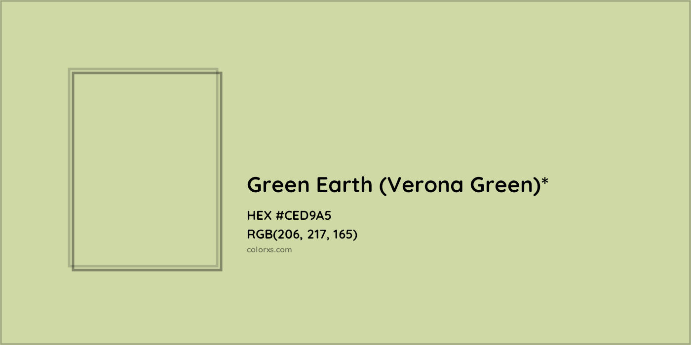 HEX #CED9A5 Color Name, Color Code, Palettes, Similar Paints, Images