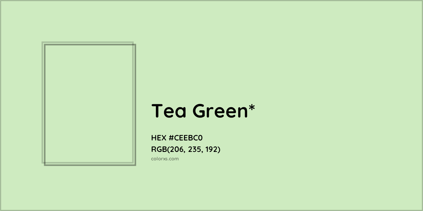 HEX #CEEBC0 Color Name, Color Code, Palettes, Similar Paints, Images