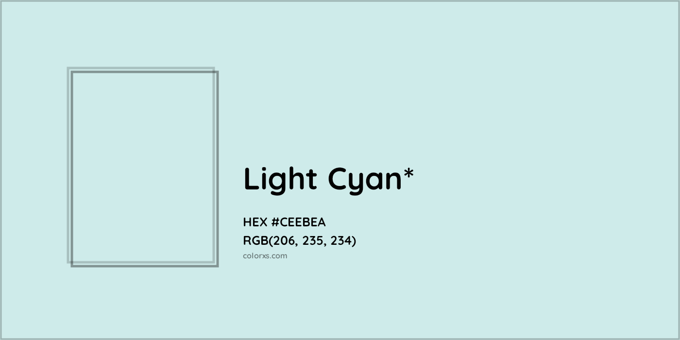 HEX #CEEBEA Color Name, Color Code, Palettes, Similar Paints, Images