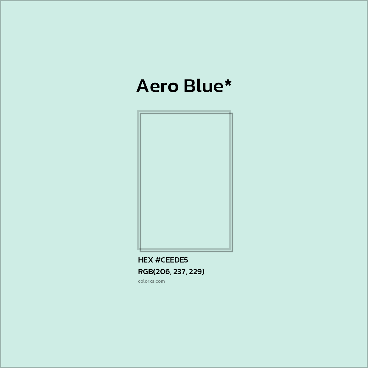 HEX #CEEDE5 Color Name, Color Code, Palettes, Similar Paints, Images