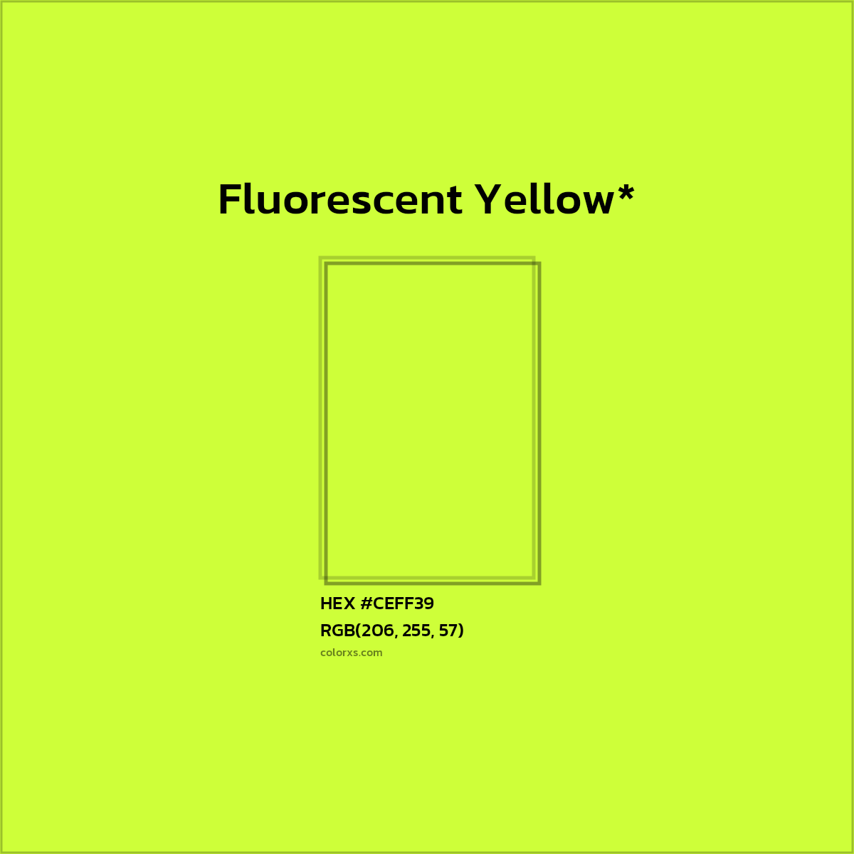 HEX #CEFF39 Color Name, Color Code, Palettes, Similar Paints, Images