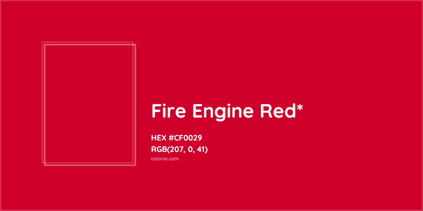 HEX #CF0029 Color Name, Color Code, Palettes, Similar Paints, Images