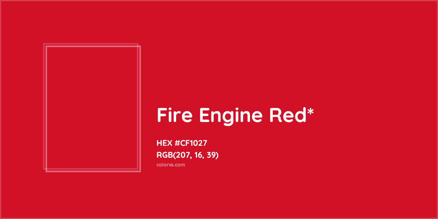 HEX #CF1027 Color Name, Color Code, Palettes, Similar Paints, Images