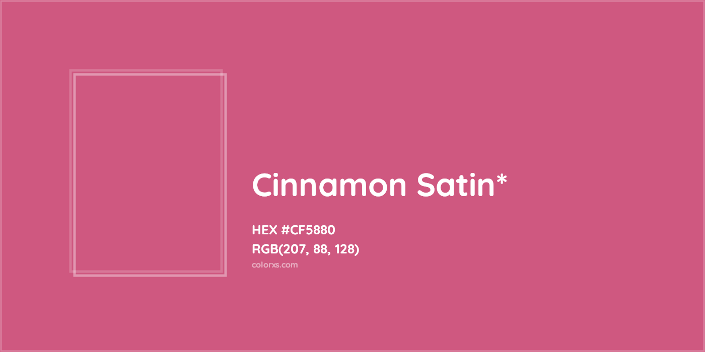 HEX #CF5880 Color Name, Color Code, Palettes, Similar Paints, Images