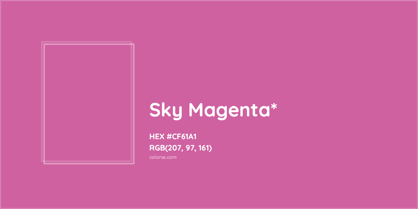 HEX #CF61A1 Color Name, Color Code, Palettes, Similar Paints, Images