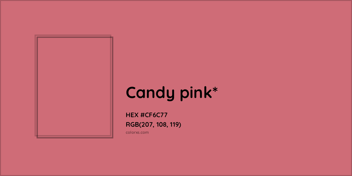 HEX #CF6C77 Color Name, Color Code, Palettes, Similar Paints, Images