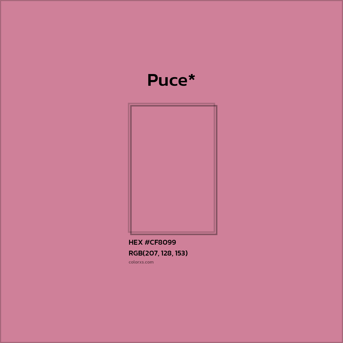HEX #CF8099 Color Name, Color Code, Palettes, Similar Paints, Images