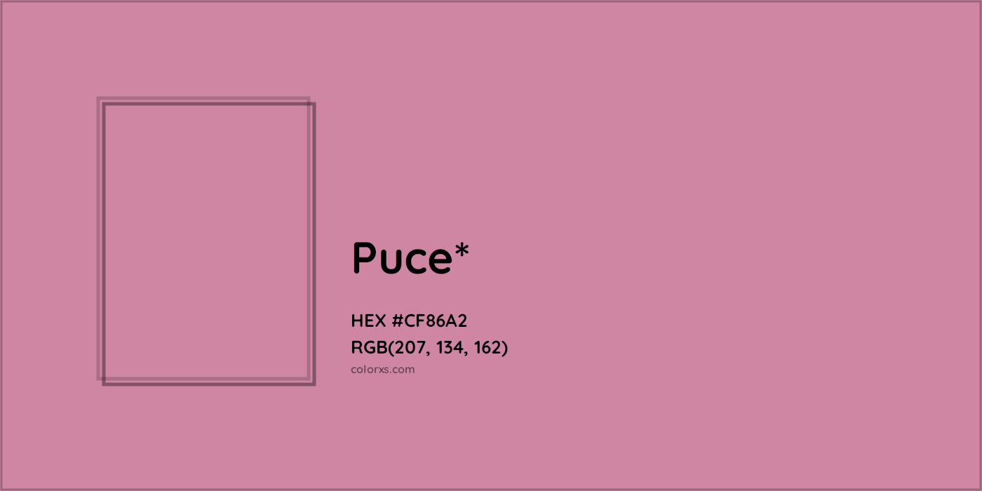 HEX #CF86A2 Color Name, Color Code, Palettes, Similar Paints, Images