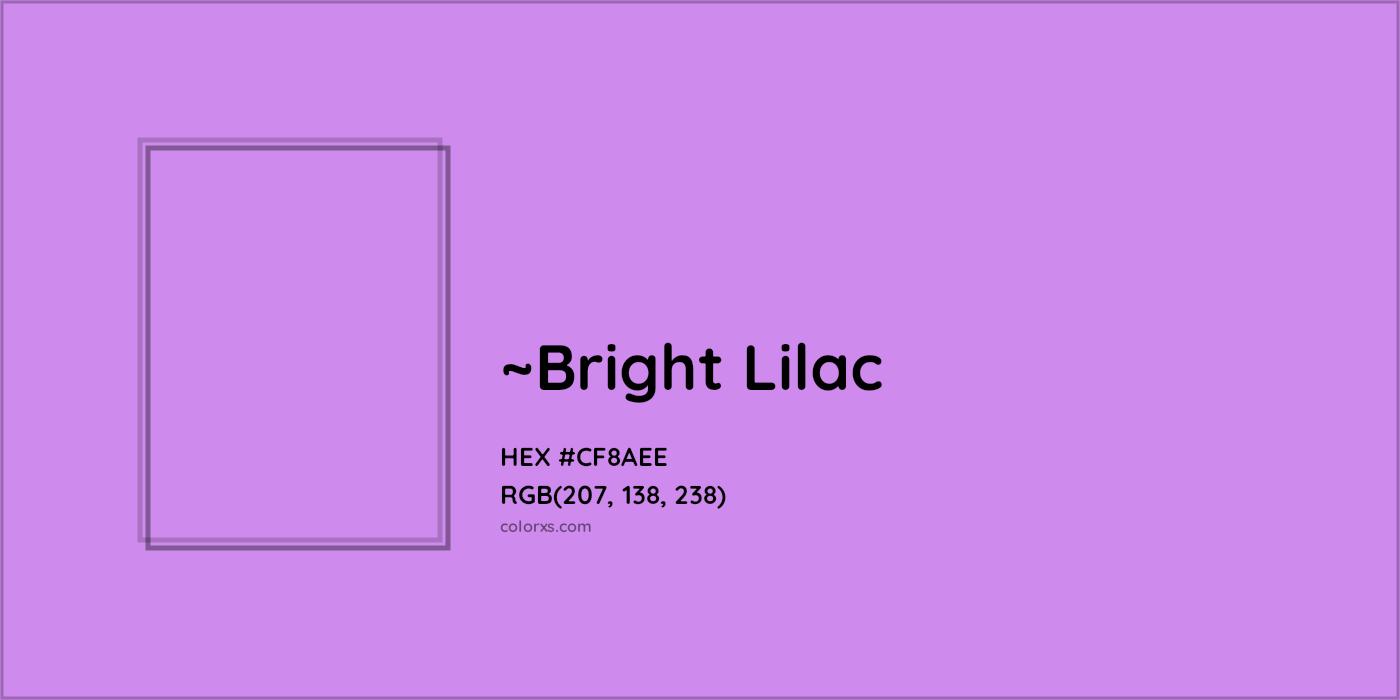 HEX #CF8AEE Color Name, Color Code, Palettes, Similar Paints, Images
