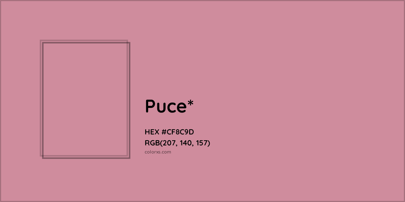 HEX #CF8C9D Color Name, Color Code, Palettes, Similar Paints, Images
