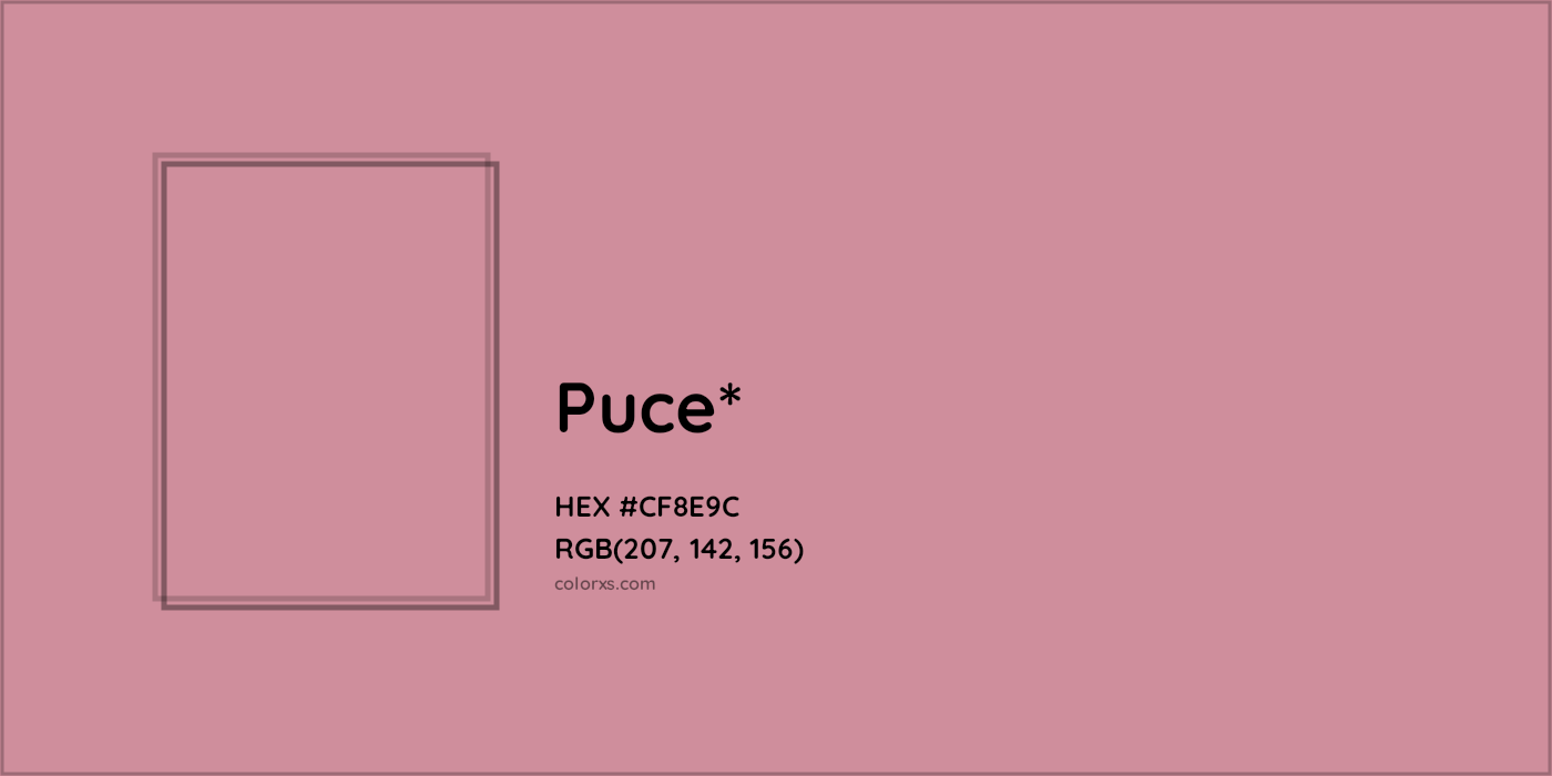 HEX #CF8E9C Color Name, Color Code, Palettes, Similar Paints, Images