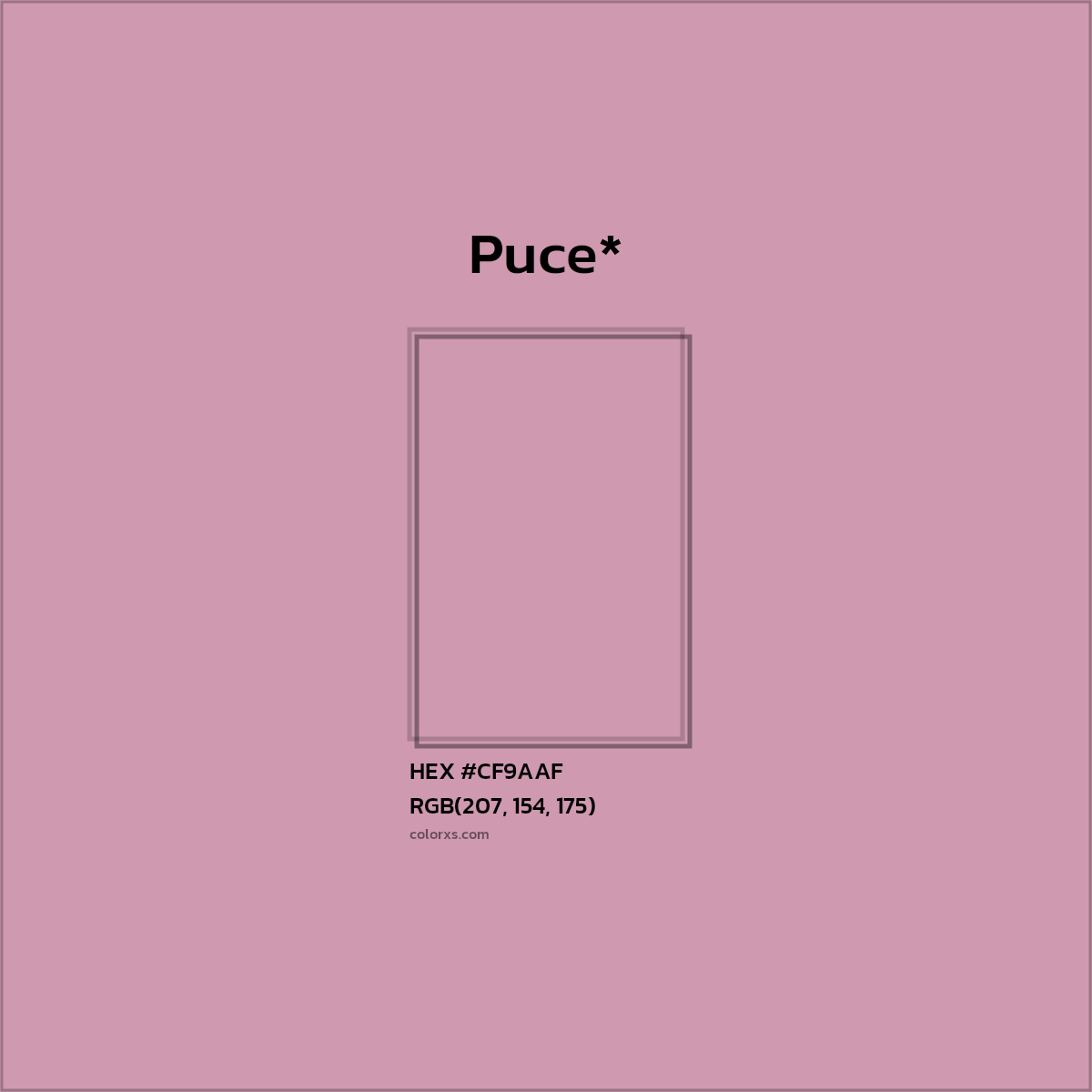 HEX #CF9AAF Color Name, Color Code, Palettes, Similar Paints, Images