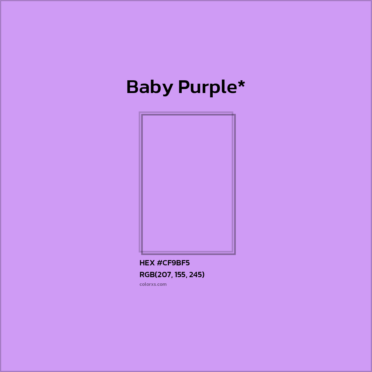 HEX #CF9BF5 Color Name, Color Code, Palettes, Similar Paints, Images