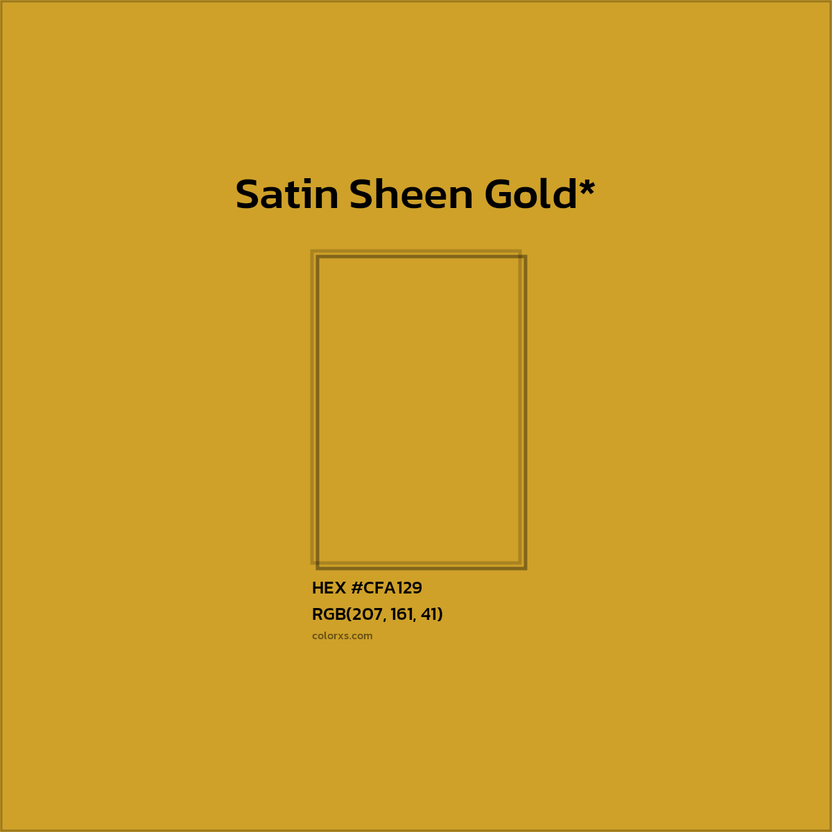 HEX #CFA129 Color Name, Color Code, Palettes, Similar Paints, Images