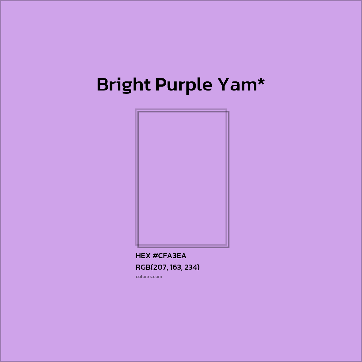 HEX #CFA3EA Color Name, Color Code, Palettes, Similar Paints, Images