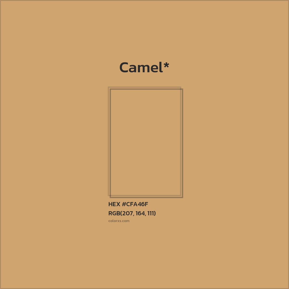 HEX #CFA46F Color Name, Color Code, Palettes, Similar Paints, Images