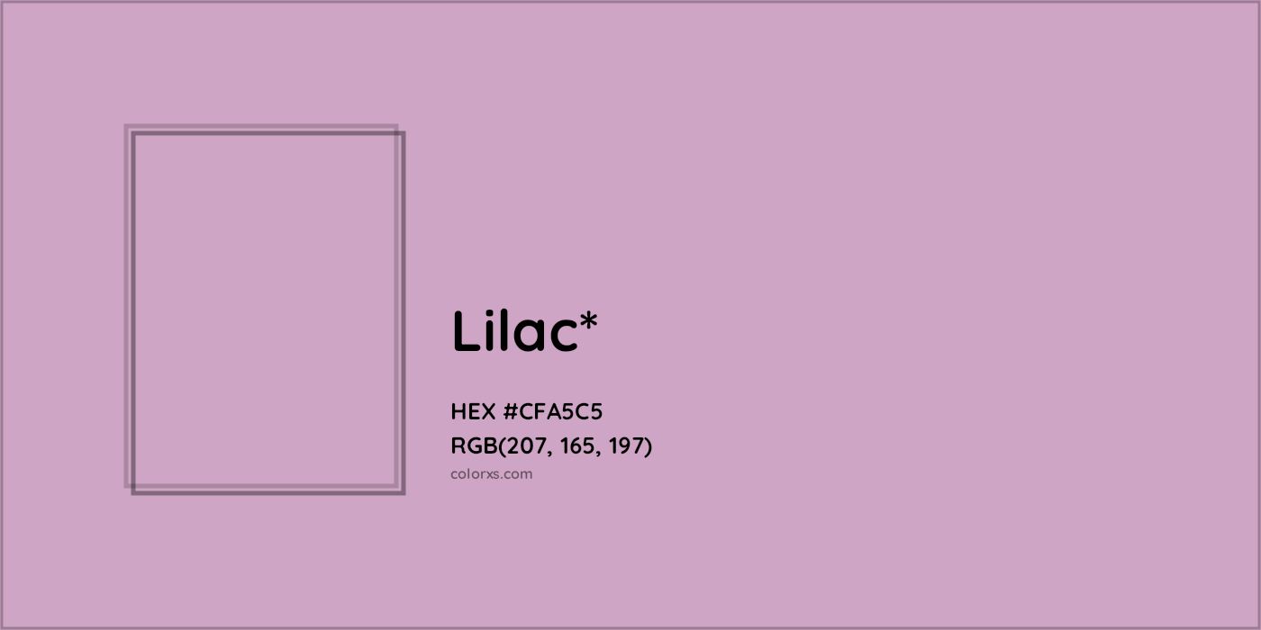 HEX #CFA5C5 Color Name, Color Code, Palettes, Similar Paints, Images
