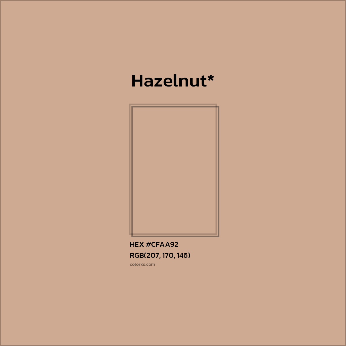 HEX #CFAA92 Color Name, Color Code, Palettes, Similar Paints, Images