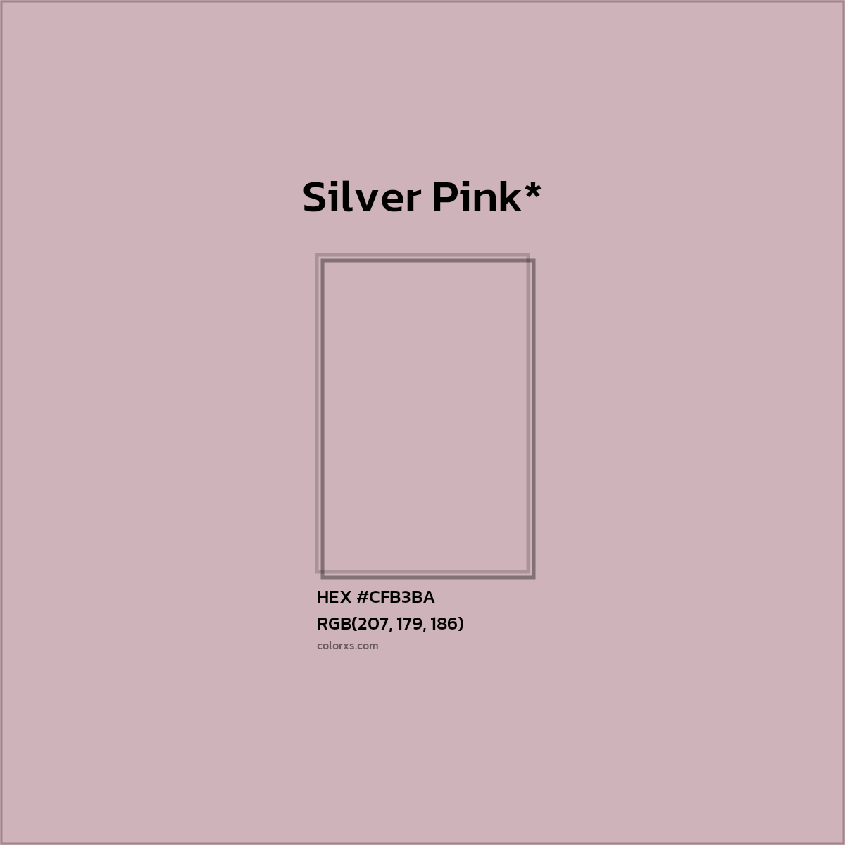 HEX #CFB3BA Color Name, Color Code, Palettes, Similar Paints, Images