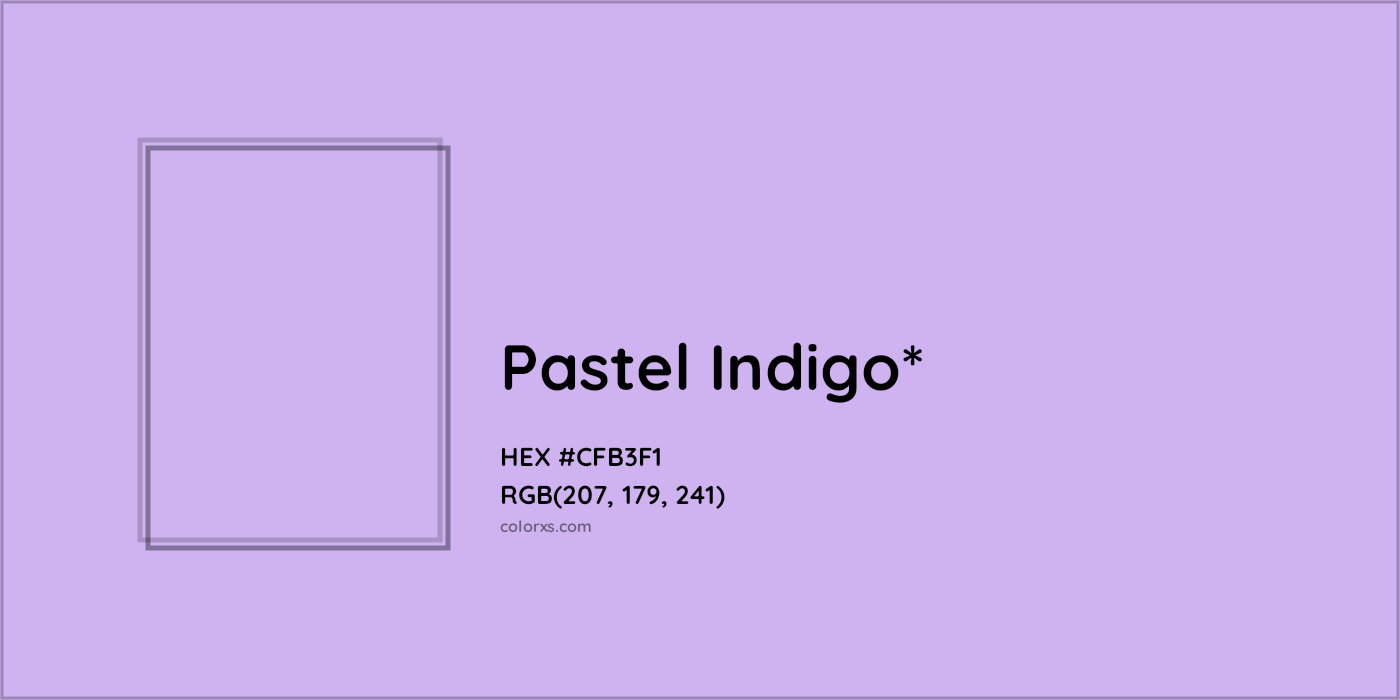 HEX #CFB3F1 Color Name, Color Code, Palettes, Similar Paints, Images