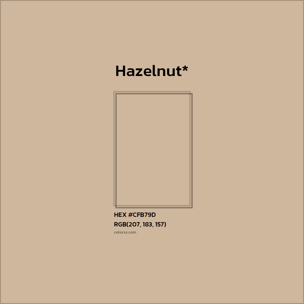 HEX #CFB79D Color Name, Color Code, Palettes, Similar Paints, Images