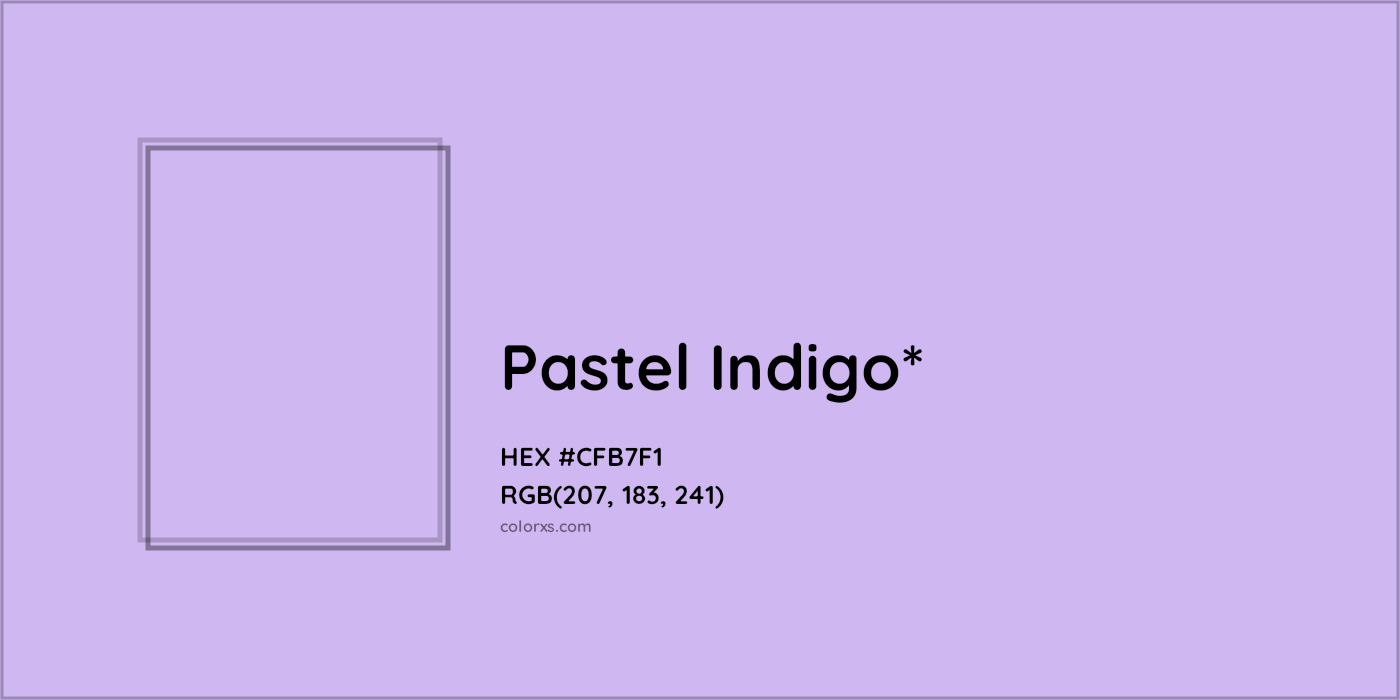 HEX #CFB7F1 Color Name, Color Code, Palettes, Similar Paints, Images