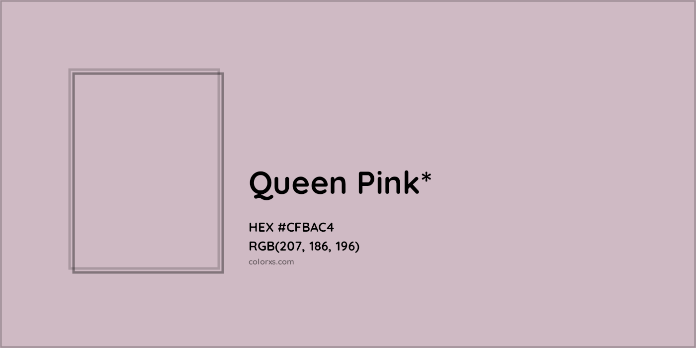 HEX #CFBAC4 Color Name, Color Code, Palettes, Similar Paints, Images