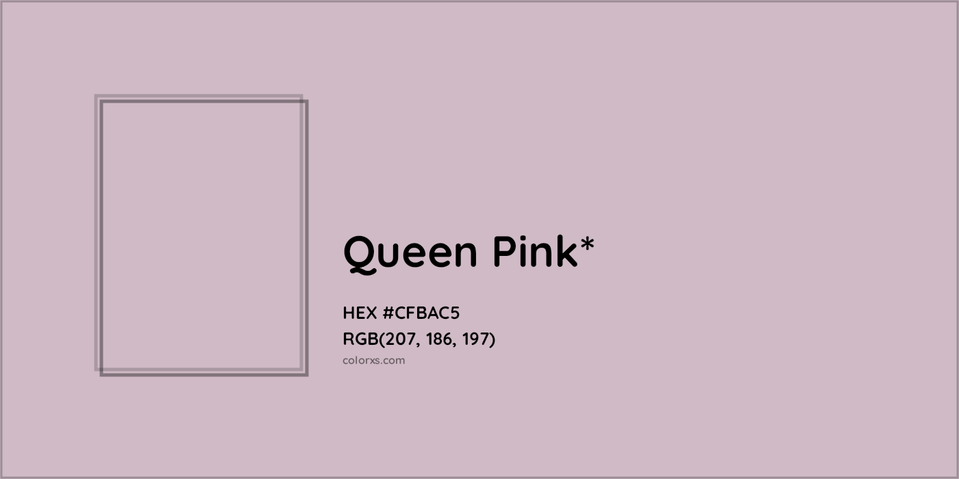 HEX #CFBAC5 Color Name, Color Code, Palettes, Similar Paints, Images