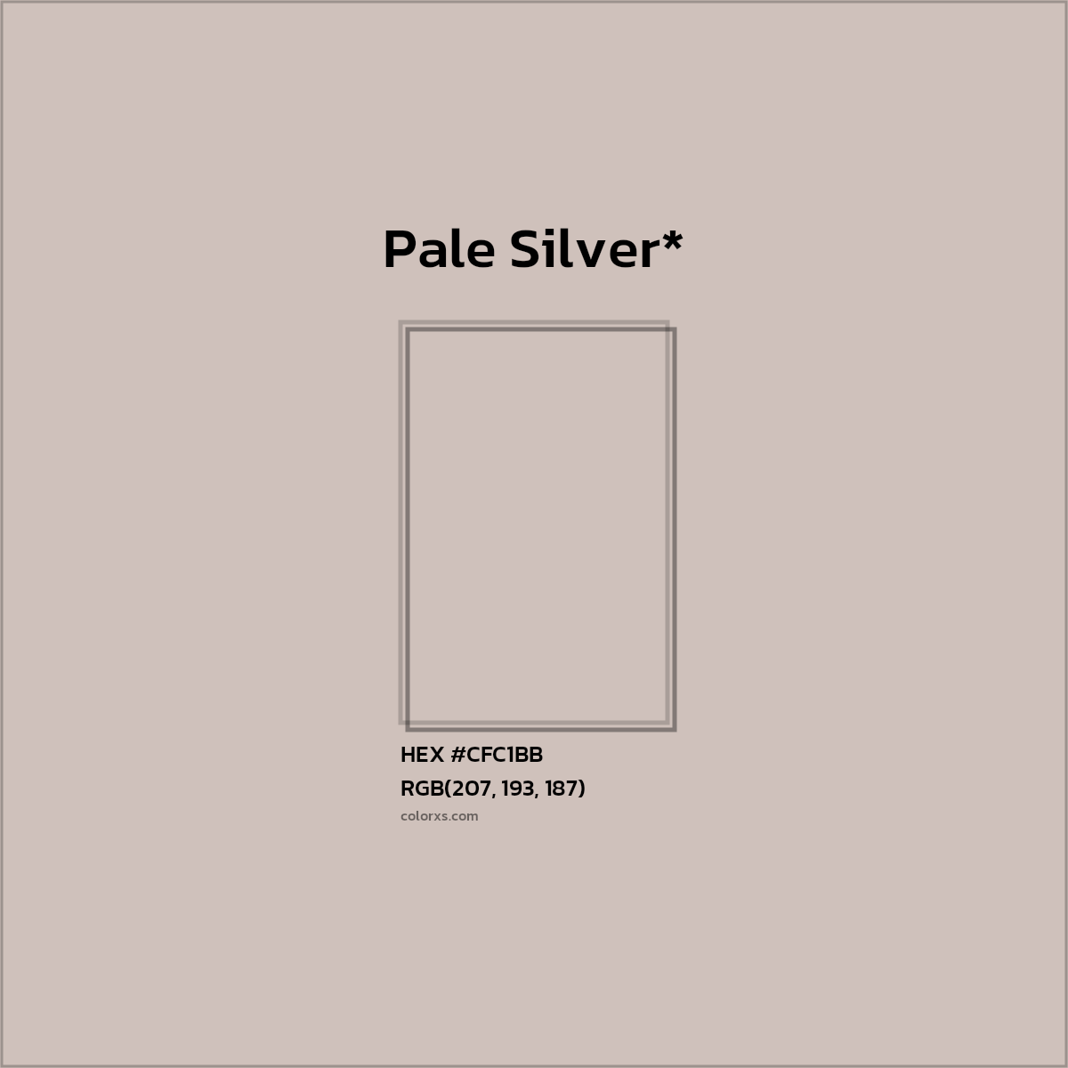 HEX #CFC1BB Color Name, Color Code, Palettes, Similar Paints, Images