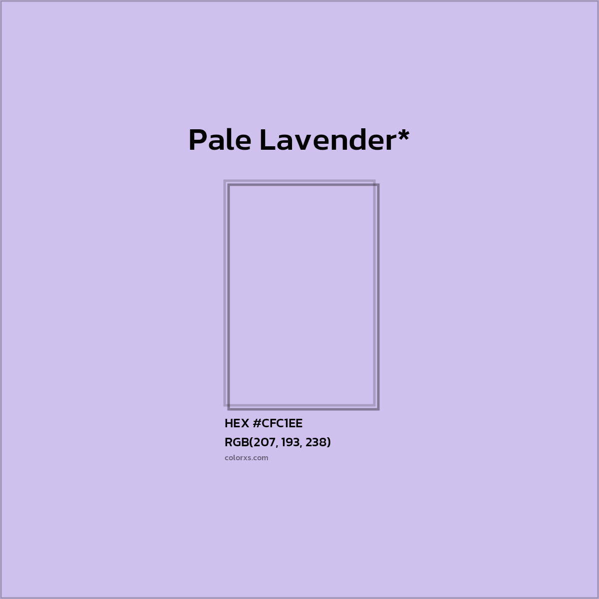HEX #CFC1EE Color Name, Color Code, Palettes, Similar Paints, Images