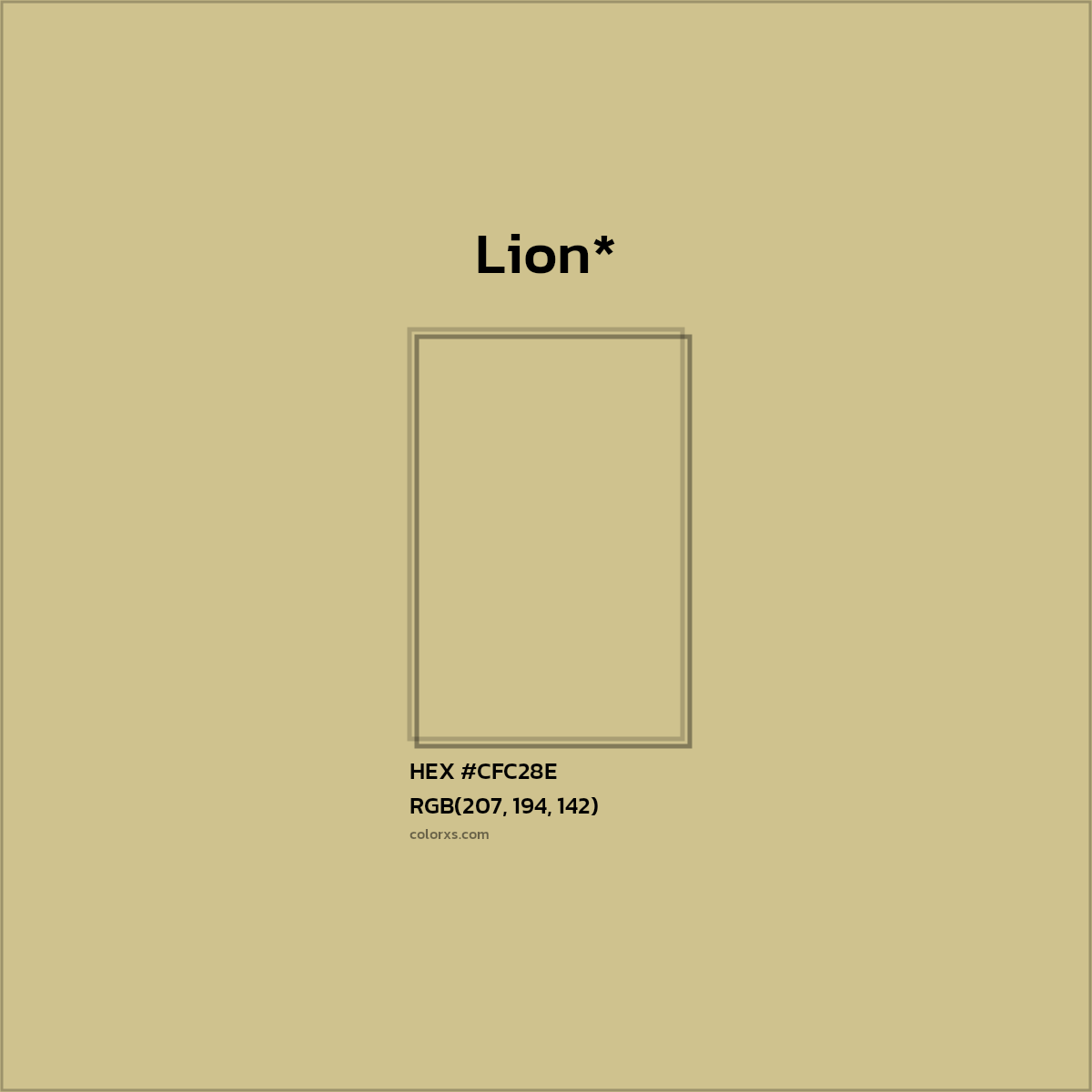 HEX #CFC28E Color Name, Color Code, Palettes, Similar Paints, Images