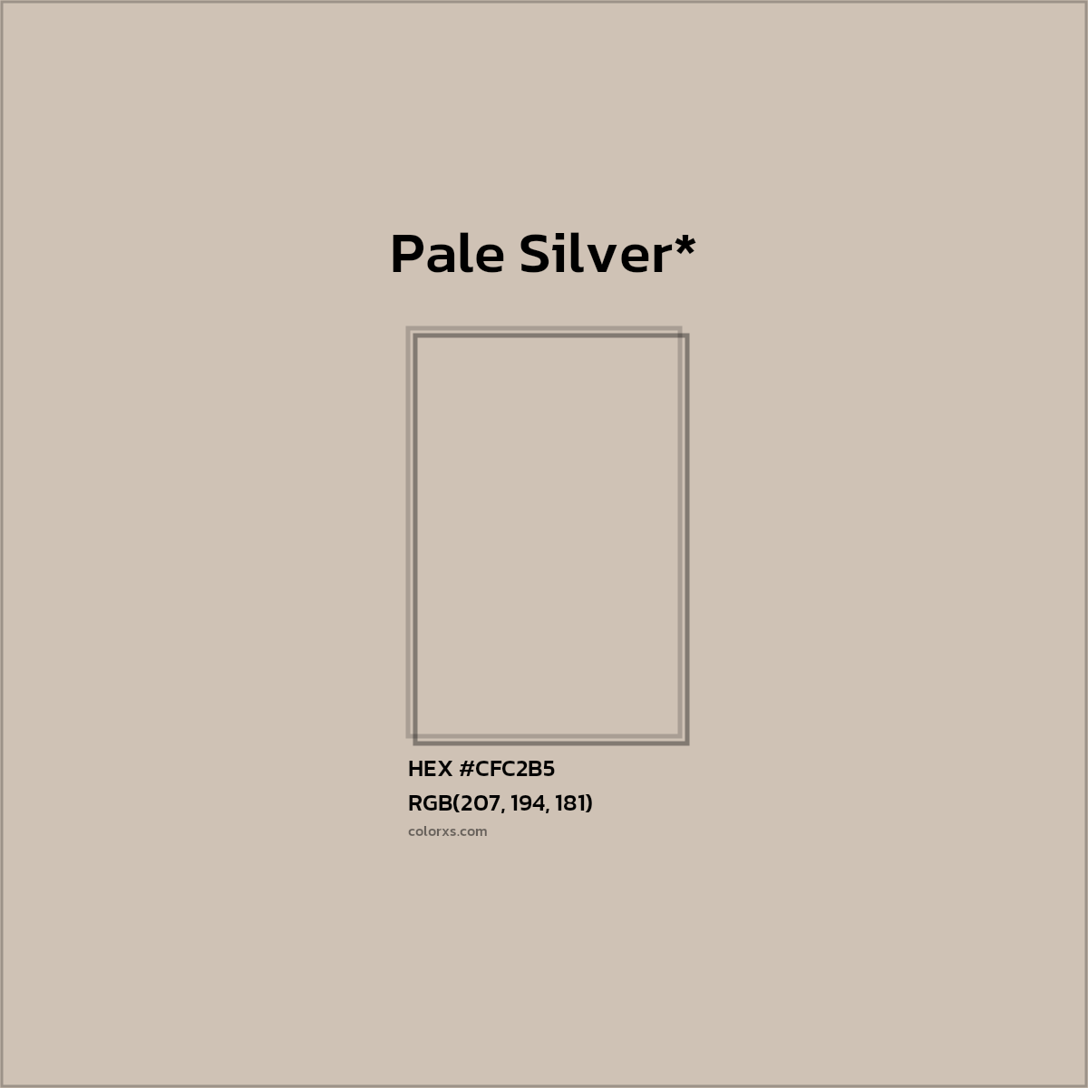 HEX #CFC2B5 Color Name, Color Code, Palettes, Similar Paints, Images