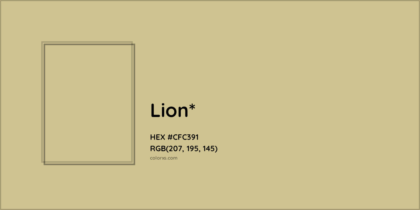 HEX #CFC391 Color Name, Color Code, Palettes, Similar Paints, Images