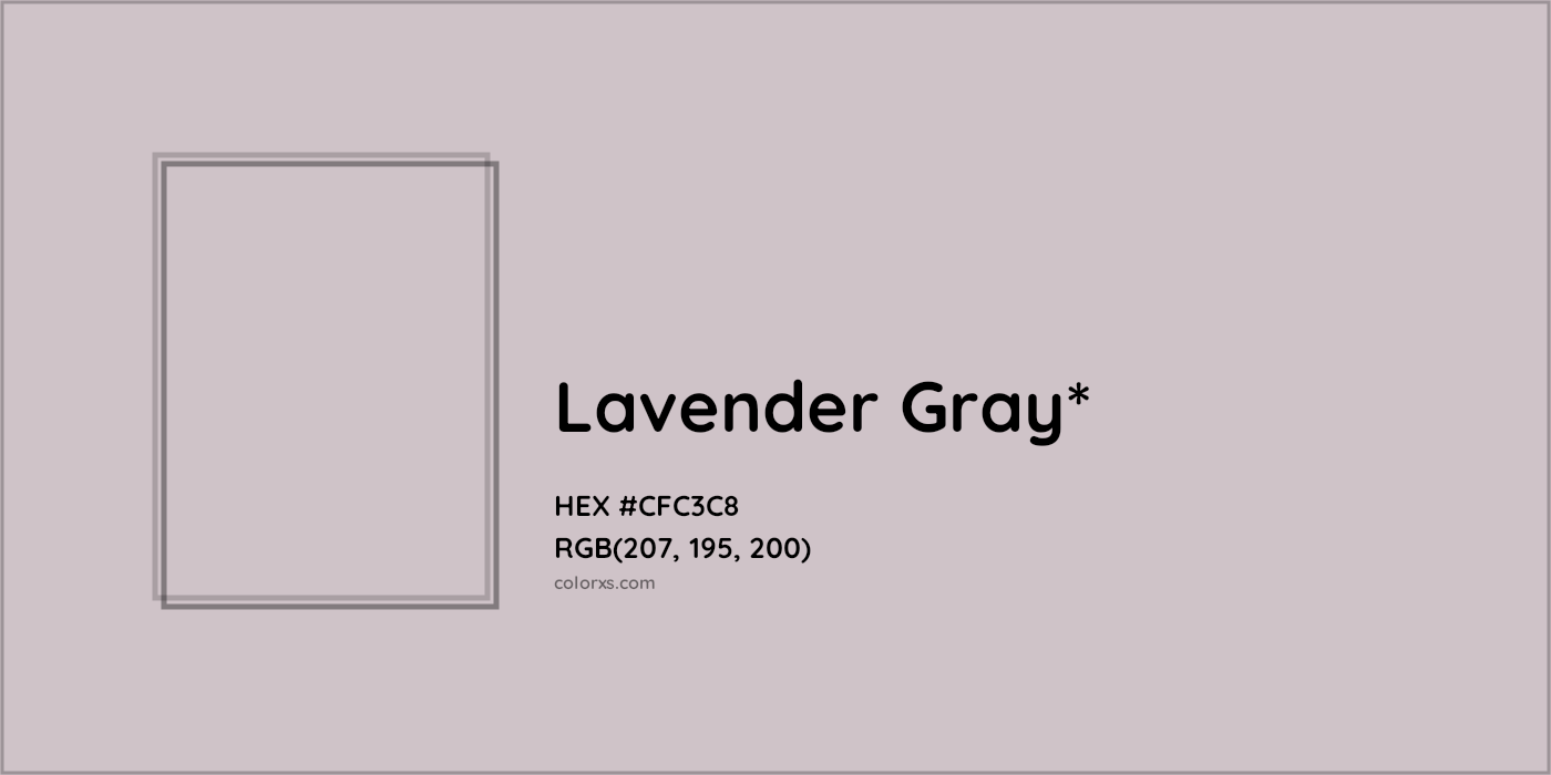 HEX #CFC3C8 Color Name, Color Code, Palettes, Similar Paints, Images