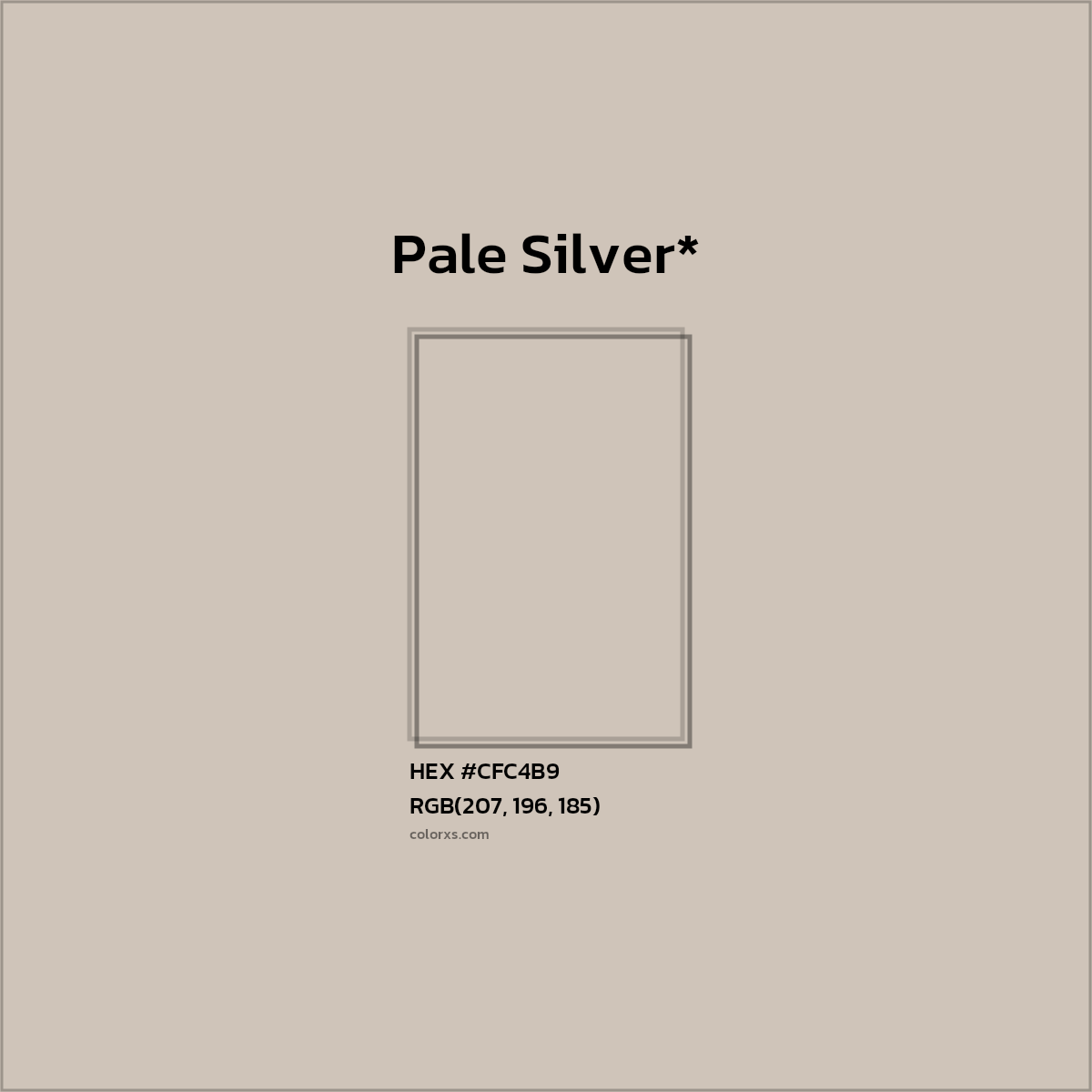 HEX #CFC4B9 Color Name, Color Code, Palettes, Similar Paints, Images