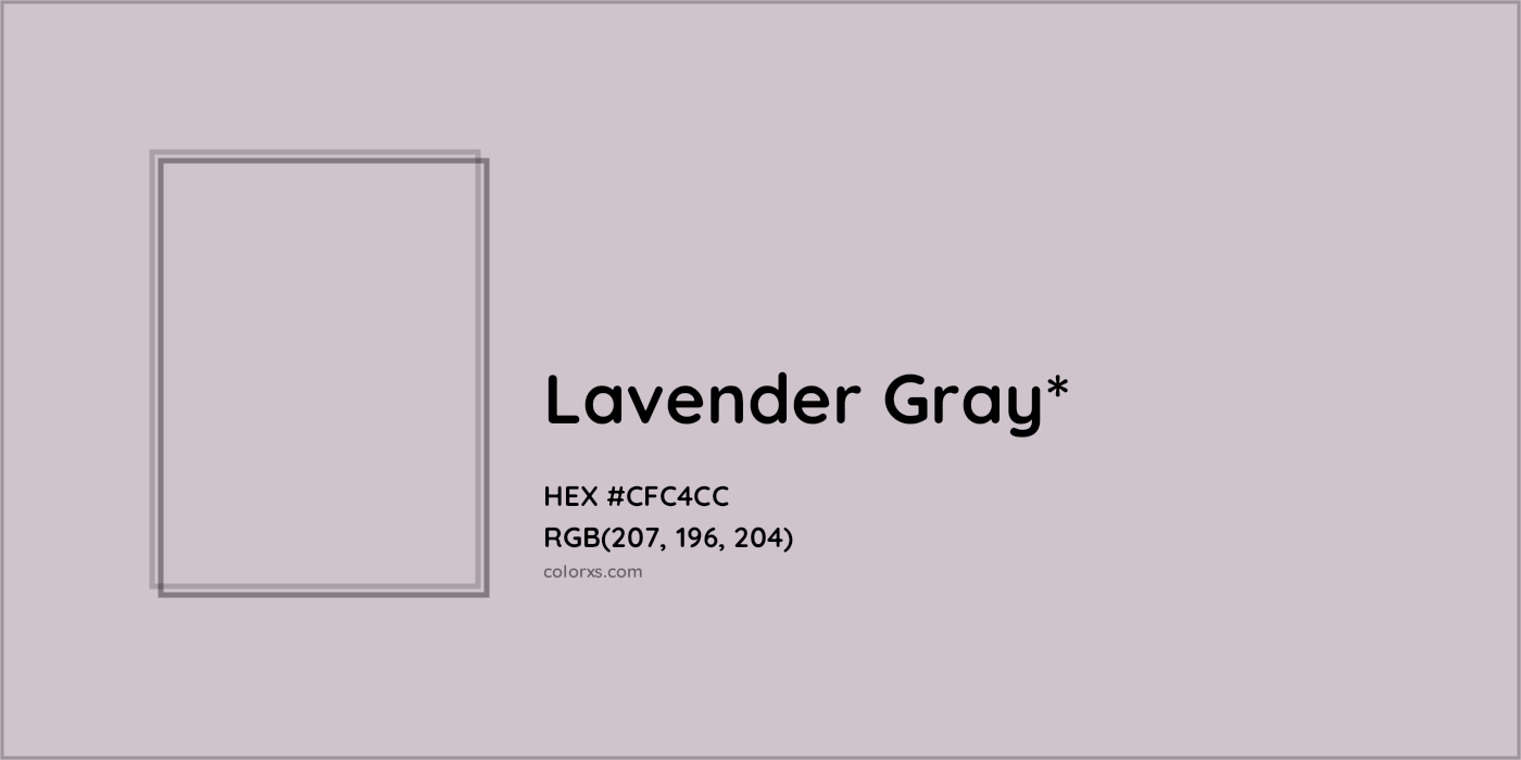 HEX #CFC4CC Color Name, Color Code, Palettes, Similar Paints, Images